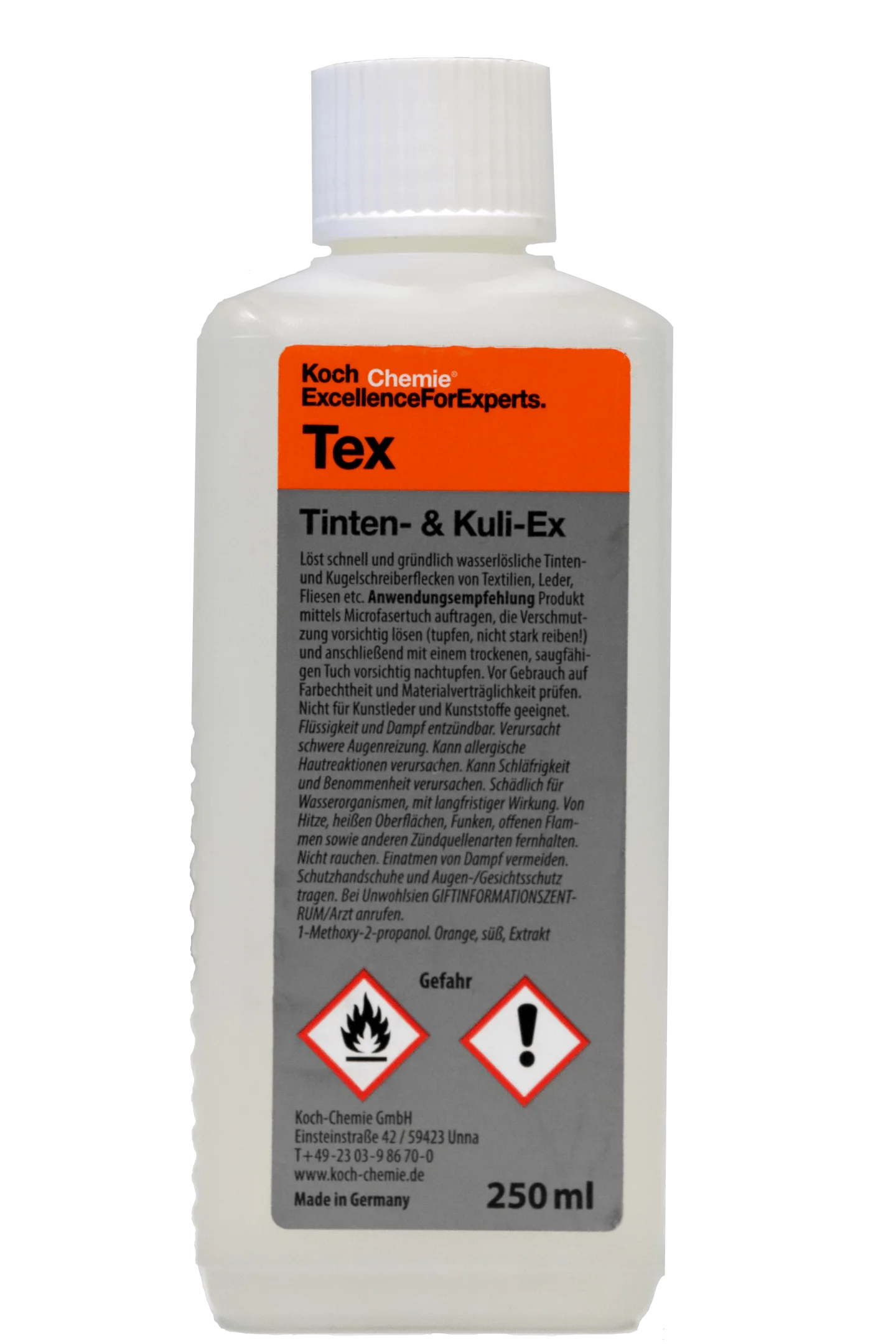 Koch Chemie Tinten- & Kuli-Ex 250 ml – Mürekkep ve Tükenmez Kalem Lekesi Çıkarıcı