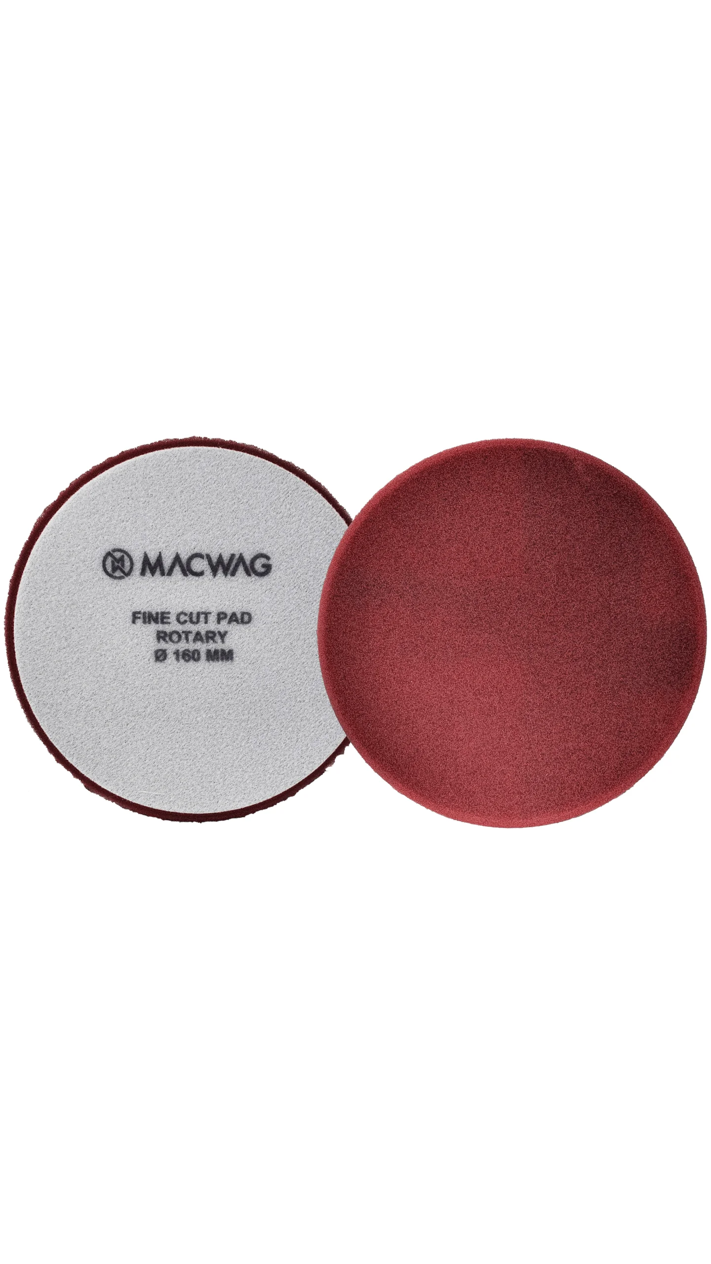 MacWag Rotary 160 mm Bordo Ince Pasta Süngeri – Polisaj Süngeri
