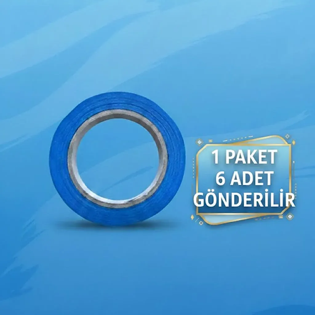 İPPON Premium Mavi Maskeleme Bandı 25MMx50MT 6 Adet