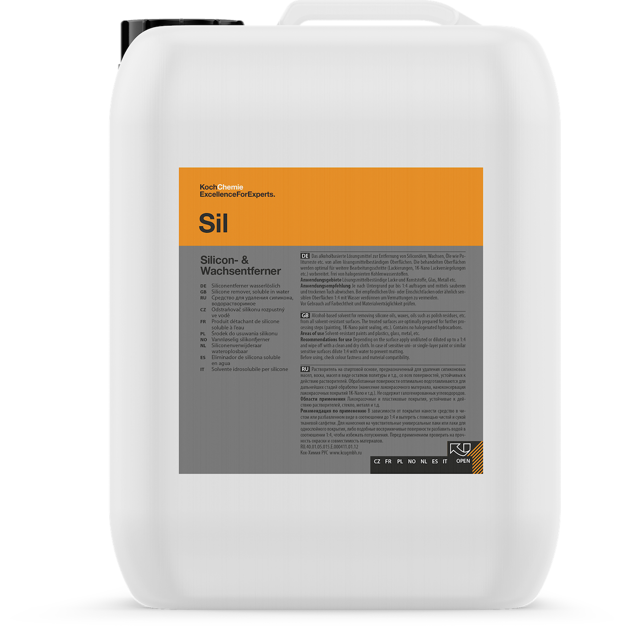 Koch Chemie Silicon- & Wachsentferner 5 Litre – Boya ve Kaplama Öncesi Yüzey Hazırlık Temizleyicisi