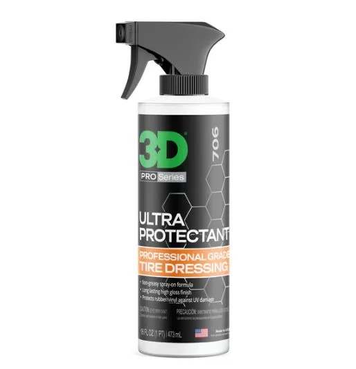 3D Ultra Protectant Lastik ve Vinil Parlatıcı 475 ml
