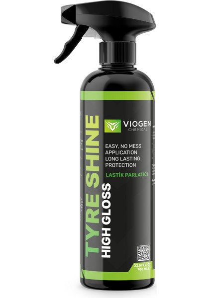 Viogen Chemical Tyre Shine High Gloss Lastik Parlatıcı 700 ml