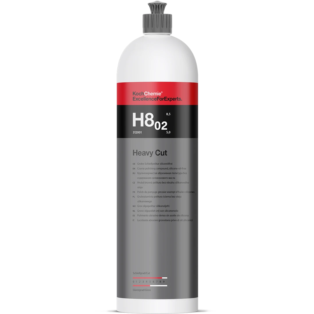 Koch Chemie Heavy Cut H8.02 250 ml – Kalın Çizik Giderici Pasta
